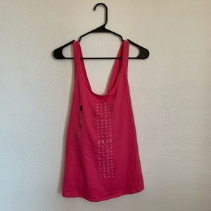 NWT under armour hot pink tank top